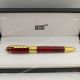 Best Quality Mont Blanc Daniel Defoe Fineliner Pen Red & Gold (4)_th.jpg